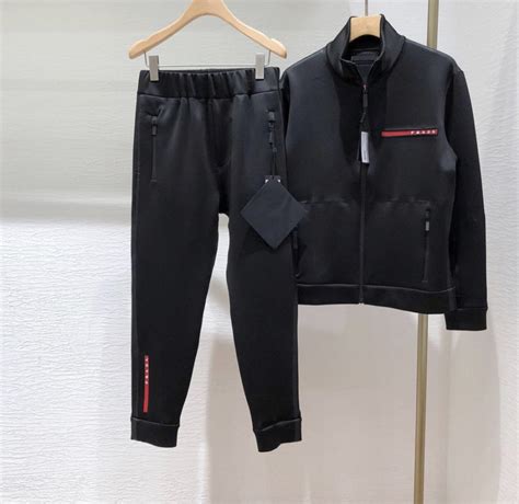 prada mens apparel|Prada tracksuit men.